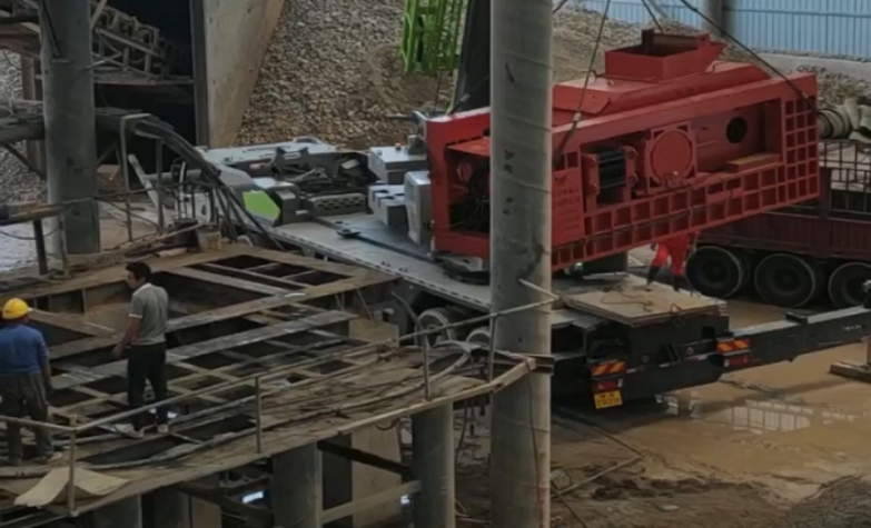 Shaanxi sand factory replacement sand production line case
